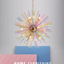 GobekUsa Dandelion Chandelier: Colorful LED Pendant Lamp, Modern and Personalized Fashion