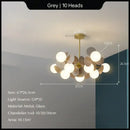 GobekUsa Glass Hanging Ceiling Lamp for Kids Room, Living Room, Bedroom - Modern Chandelier & Home Decor
