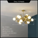 GobekUsa Glass Hanging Ceiling Lamp for Kids Room, Living Room, Bedroom - Modern Chandelier & Home Decor