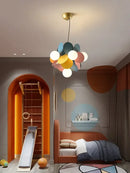 GobekUsa Glass Hanging Ceiling Lamp for Kids Room, Living Room, Bedroom - Modern Chandelier & Home Decor