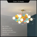 GobekUsa Glass Hanging Ceiling Lamp for Kids Room, Living Room, Bedroom - Modern Chandelier & Home Decor