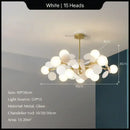 GobekUsa Glass Hanging Ceiling Lamp for Kids Room, Living Room, Bedroom - Modern Chandelier & Home Decor