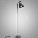 GobekUsa Iron Macaron Floor Lamp: Modern LED Wooden Tall Lamp for Living Room