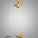 GobekUsa Iron Macaron Floor Lamp: Modern LED Wooden Tall Lamp for Living Room