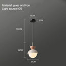 GobekUsa Glass Ball Pendant Lamp: Modern Nordic Light Fixture for Home Decor, Kitchen, Dining, Bedroom