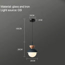 GobekUsa Glass Ball Pendant Lamp: Modern Nordic Light Fixture for Home Decor, Kitchen, Dining, Bedroom