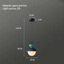 GobekUsa Glass Ball Pendant Lamp: Modern Nordic Light Fixture for Home Decor, Kitchen, Dining, Bedroom