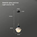 GobekUsa Glass Ball Pendant Lamp: Modern Nordic Light Fixture for Home Decor, Kitchen, Dining, Bedroom