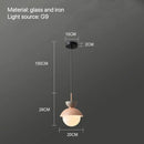 GobekUsa Glass Ball Pendant Lamp: Modern Nordic Light Fixture for Home Decor, Kitchen, Dining, Bedroom