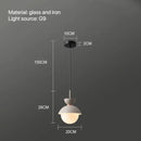 GobekUsa Glass Ball Pendant Lamp: Modern Nordic Light Fixture for Home Decor, Kitchen, Dining, Bedroom