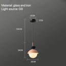 GobekUsa Glass Ball Pendant Lamp: Modern Nordic Light Fixture for Home Decor, Kitchen, Dining, Bedroom