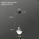 GobekUsa Glass Ball Pendant Lamp: Modern Nordic Light Fixture for Home Decor, Kitchen, Dining, Bedroom