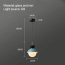 GobekUsa Glass Ball Pendant Lamp: Modern Nordic Light Fixture for Home Decor, Kitchen, Dining, Bedroom