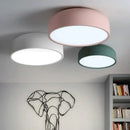 GobekUsa Circular LED Ceiling Light for Bedroom Living Room Modern Nordic Design