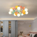 GobekUsa Frost Glass Ceiling Chandelier for Home Indoor Lighting