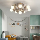 GobekUsa Frost Glass Ceiling Chandelier for Home Indoor Lighting