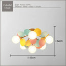 GobekUsa Frost Glass Ceiling Chandelier for Home Indoor Lighting