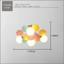 GobekUsa Frost Glass Ceiling Chandelier for Home Indoor Lighting