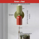 GobekUsa LED Wall Lights Colorful Iron Double Heads Modern Bedside Lamp