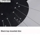 GobekUsa Modern Pendant Lights 4/3/2/1 Circle Rings Acrylic Aluminum LED Pendant Lamp for Living Room Dining Room