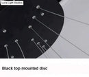 GobekUsa Modern Pendant Lights 4/3/2/1 Circle Rings Acrylic Aluminum LED Pendant Lamp for Living Room Dining Room
