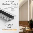 GobekUsa 1M Frameless Embedded LED Aluminum Profile for Linear Strip Lights