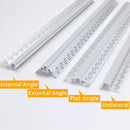 GobekUsa 1M Frameless Embedded LED Aluminum Profile for Linear Strip Lights