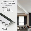 GobekUsa 1M Frameless Embedded LED Aluminum Profile for Linear Strip Lights