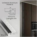GobekUsa 1M Frameless Embedded LED Aluminum Profile for Linear Strip Lights