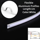 GobekUsa 1M Frameless Embedded LED Aluminum Profile for Linear Strip Lights