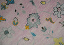 Pink and Gray Traditional Hand Knotted Oushak Wool Area Rug by The Rug Decor