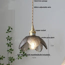 GobekUsa Clear Glass LED Pendant Lamp for Dining Coffee Restaurantr Aisle - Modern Nordic Design