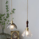 GobekUsa Clear Glass LED Pendant Lamp for Dining Coffee Restaurantr Aisle - Modern Nordic Design