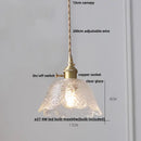 GobekUsa Clear Glass LED Pendant Lamp for Dining Coffee Restaurantr Aisle - Modern Nordic Design