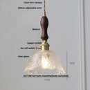 GobekUsa Clear Glass LED Pendant Lamp for Dining Coffee Restaurantr Aisle - Modern Nordic Design