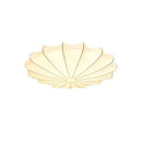 GobekUsa Cream Silk LED Ceiling Lamp for Living Room Bedroom, Nordic Minimalist Style