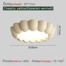 GobekUsa Cream Wind Bedroom Ceiling Lights - Full Spectrum Internet Celebrity Design