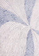 Modern Petal Ivory Hand Tufted 5x5 Wool Area Rug