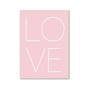 GobekUsa Modern Pink Aesthetic Wall Art Decor