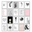 GobekUsa Modern Pink Aesthetic Wall Art Posters