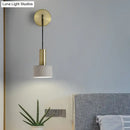 GobekUsa Modern Small Wall Mounted Metallic Bedside Reading Light