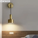 GobekUsa Modern Small Wall Mounted Metallic Bedside Reading Light