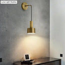 GobekUsa Modern Small Wall Mounted Metallic Bedside Reading Light