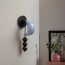 GobekUsa Brass Curve Glass Wall Lamp Bedside Lamps Luxury Wall Mounted Lighting