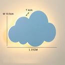 GobekUsa Cloud Wall Light: Modern Nordic LED Bedside Lamp for Children's Room