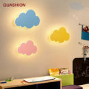 GobekUsa Cloud Wall Light: Modern Nordic LED Bedside Lamp for Children's Room