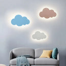 GobekUsa Cloud Wall Light: Modern Nordic LED Bedside Lamp for Children's Room