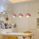 GobekUsa Cream Flower Pendant Light: Modern Nordic Styling Chandelier for Bedroom & Living Room