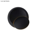 GobekUsa Nordic Metal Moon Wall Light - Moveable Flush Mount Sconce in Black/White/Pink with LED White/Yellow Light