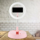 GobekUsa Pink Metallic LED Makeup Flash Light - Modern USB Style
